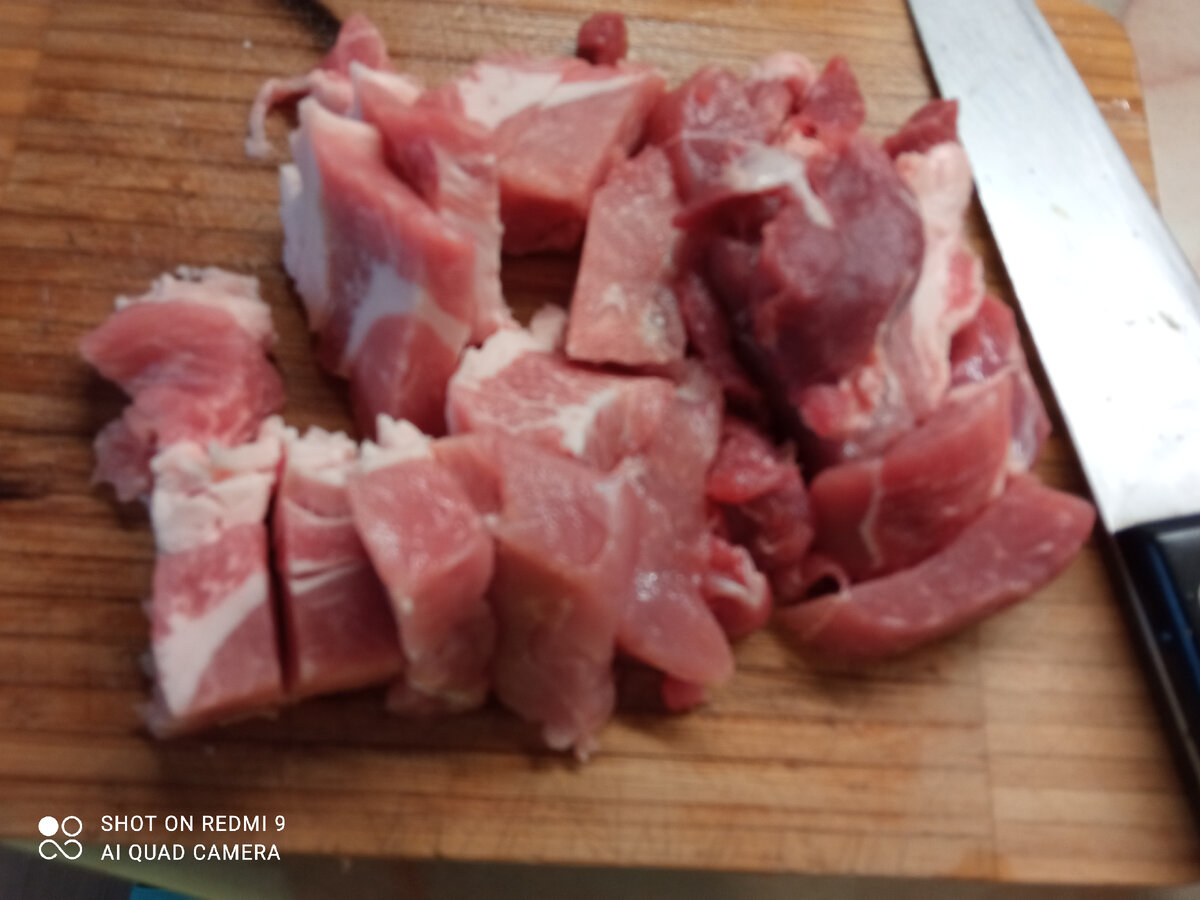 фото автора, мясо кусочки