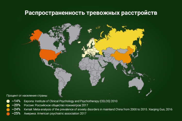 Болезни стран. Распространенность тревожных расстройств. Распространенность тревожных расстройств в мире. Окр распространенность в мире. Распространенность психических расстройств в мире.