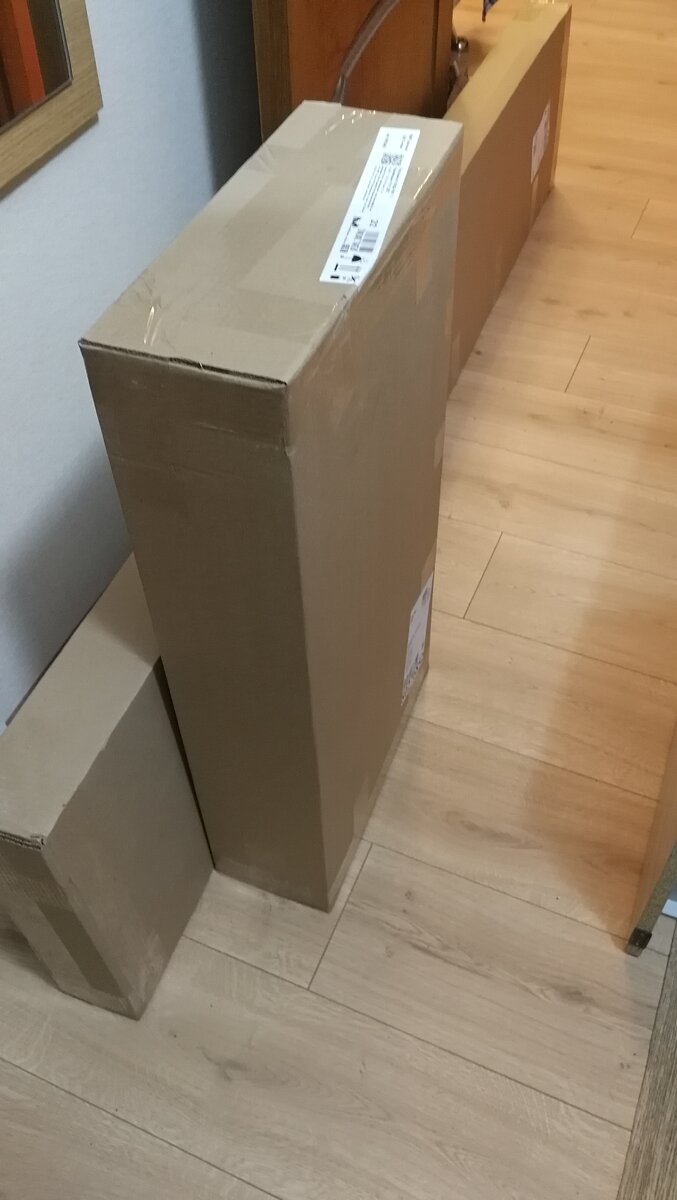 Приехала прихожая... две недели ждали, класс!