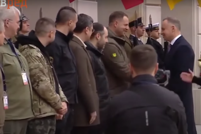    Делегация Зеленского в Польше ©Скриншот