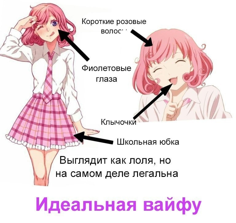 Вайфу. Вайфу это кто. Идеальная вайфу.