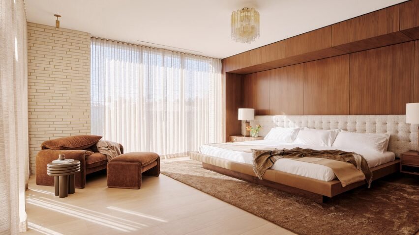 Источник изображений спален: dezeen.com