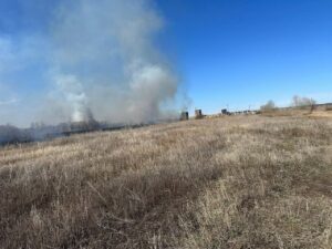  📷    Под Оренбургом у поселка Солнечный локализован ландшафтный пожар Белов Михаил Александрович