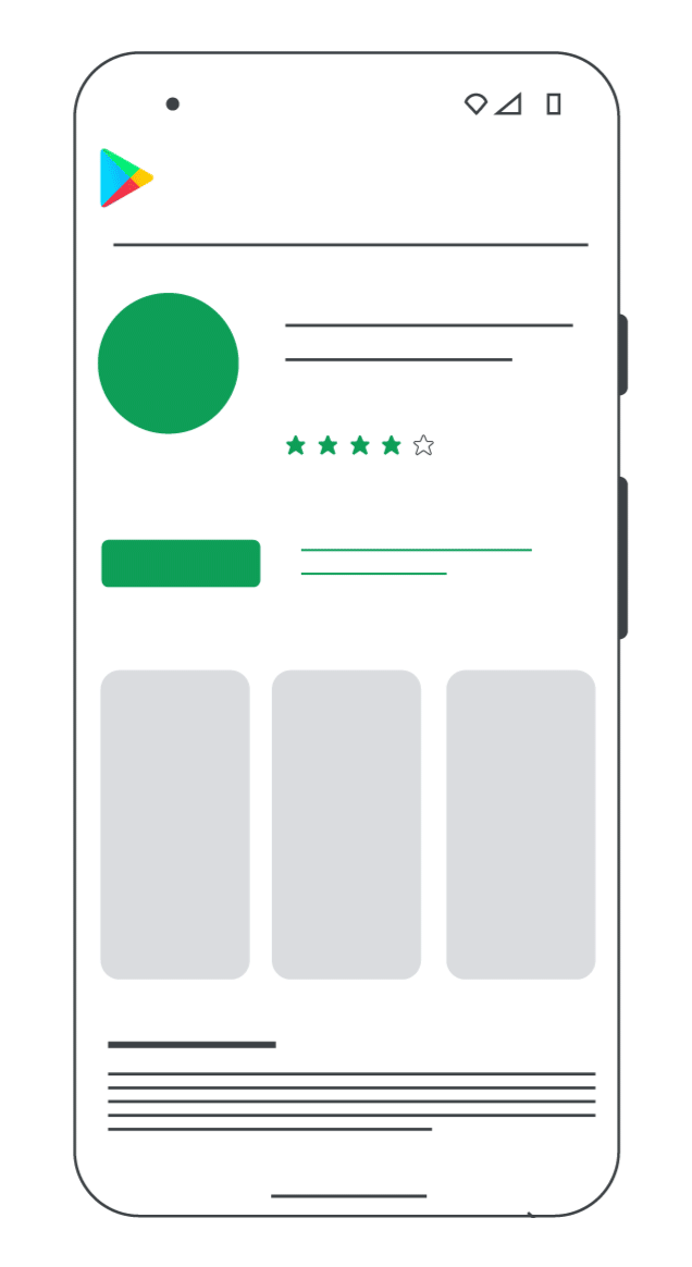 Пример того как будет выглядеть удаление аккаунта в приложении Google Play