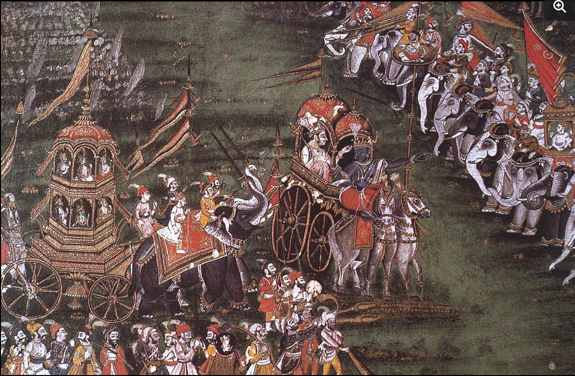 Начинается Великая битва ведической древности.