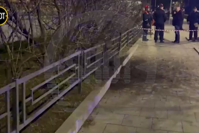    Взрыв кабеля на Миусской площади ©телеграм-канал SHOT