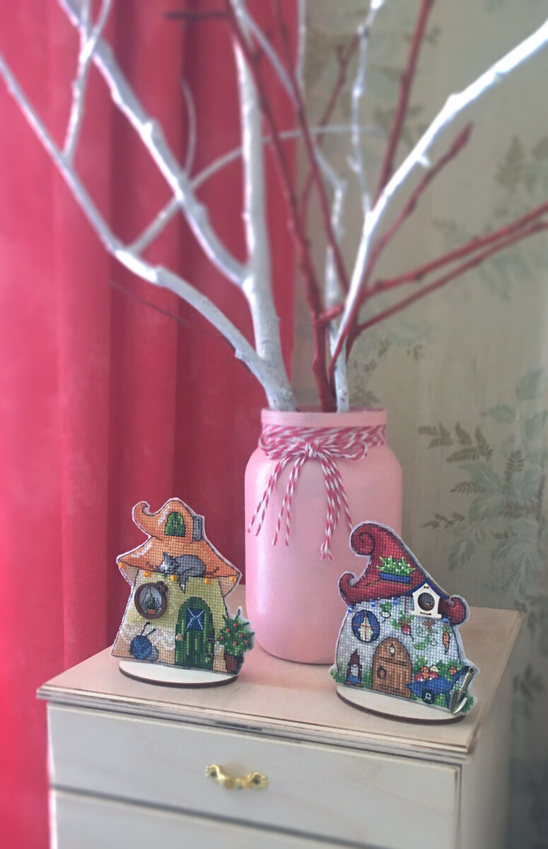 "Домик Рукодельницы" и "Дачный домик" от дизайнера Ольги Антроповой (Макитра) 