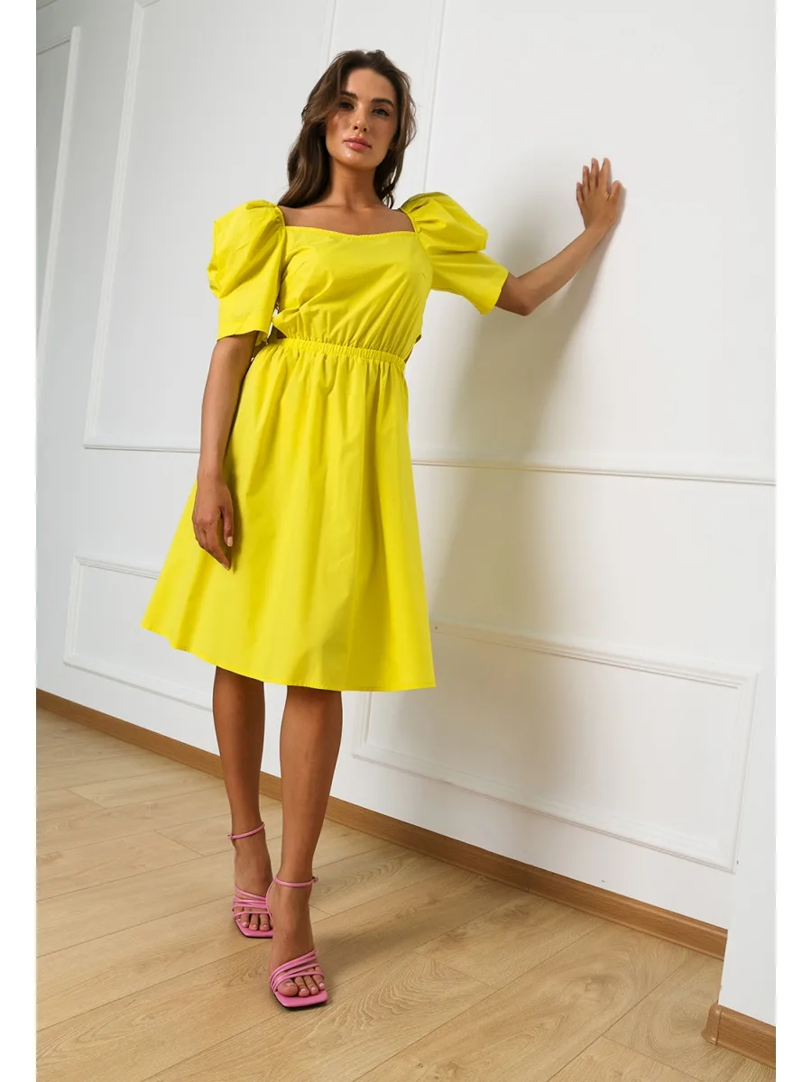 Лимонное платье - тренд 2023