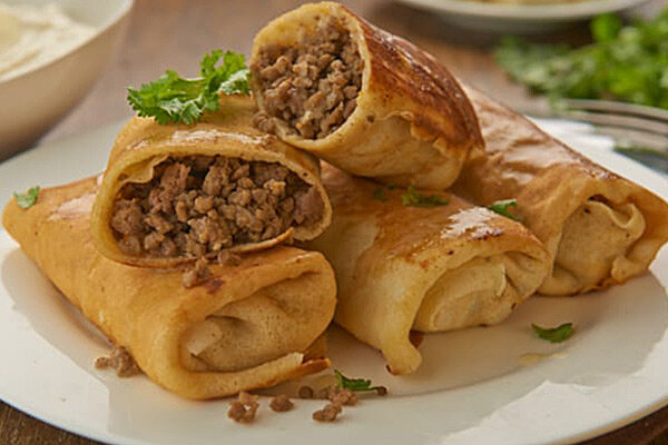 Млинцы с мясом