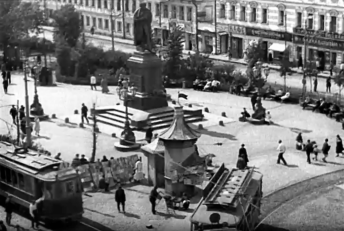 Кадр из док. фильма "Великий сын Индии. Рабиндранат Тагор в СССР" (1961)