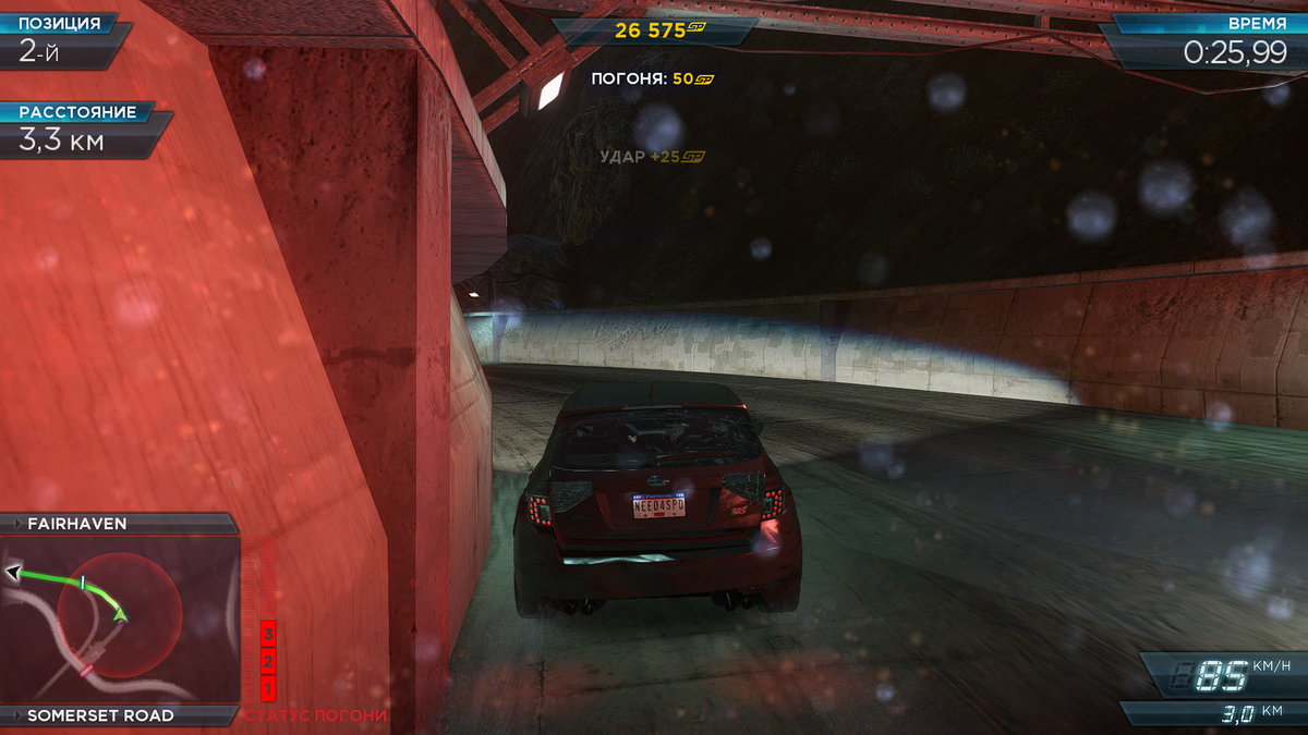 в nfs most wanted не видно карты и спидометра