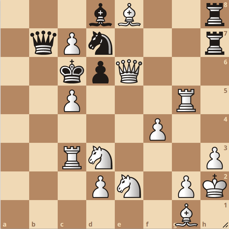 м1, ход белых.