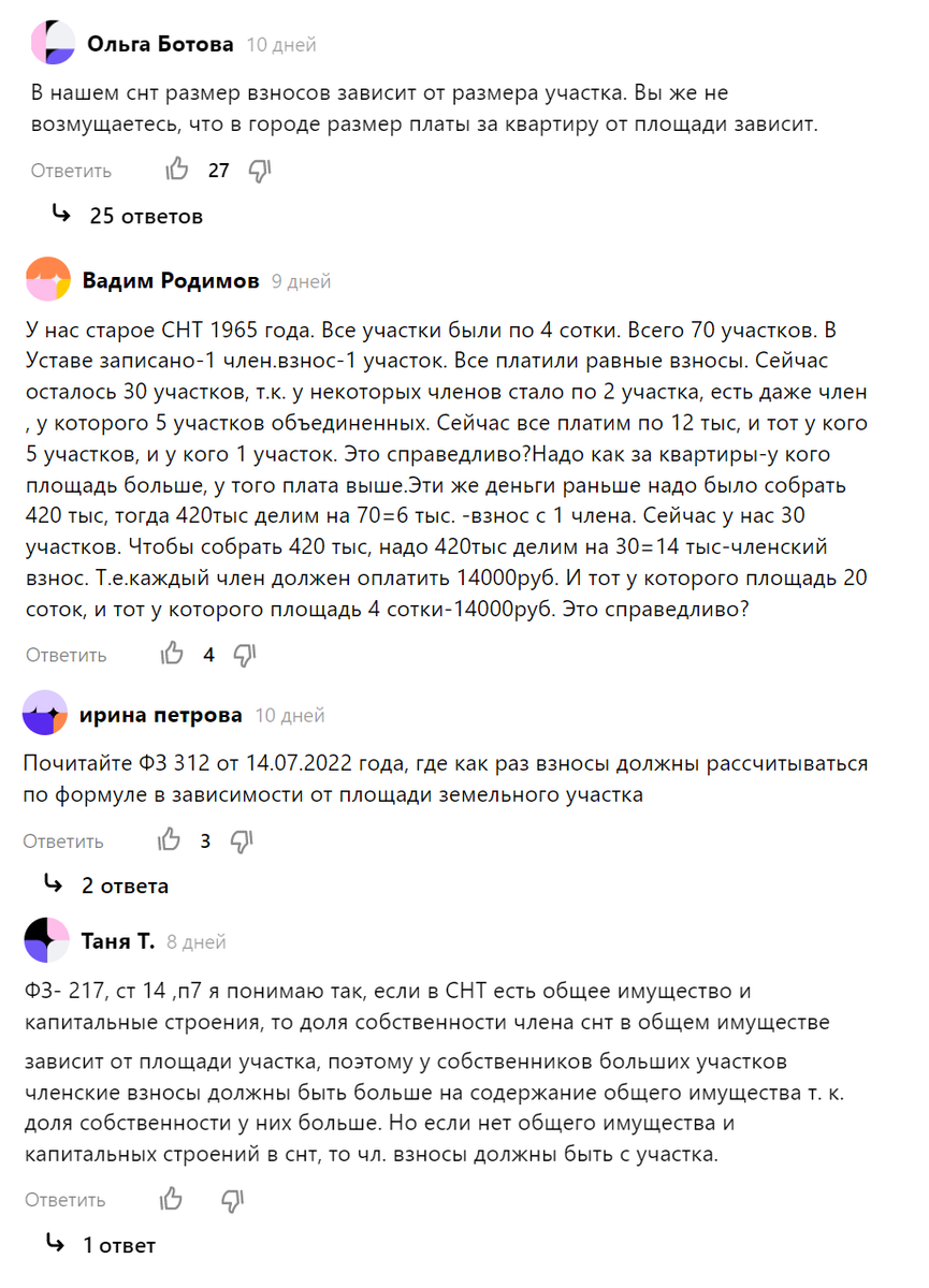 Расчет взносов в СНТ: как правильно по Закону – с сотки, с собственника или  с участка | ProSnt.ru портал загородной жизни | Дзен