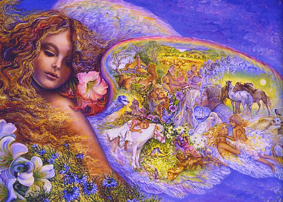 Ангельская терапия. Рисунок из книги Дорин Верче