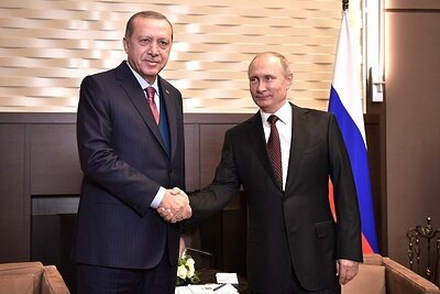    Путин и Эрдоган ©сайт Президента России