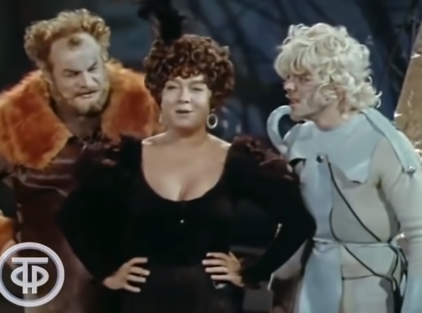 скрин телеспектакля "Двенадцатая ночь"