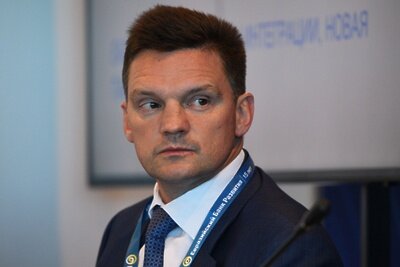    Председатель правления Евразийского банка развития Николай Подгузов ©Александр Гальперин РИА Новости