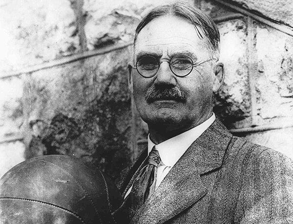 (фото Джеймса Нейсмита: основателя баскетбола)