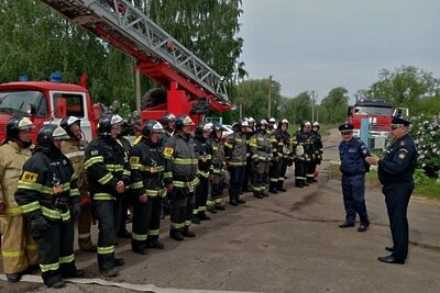    Огнеборцы ликвидировали условное возгорание газовой котельной в округе Луховицы © Пресс-служба ГКУ МО «Мособлпожспас»