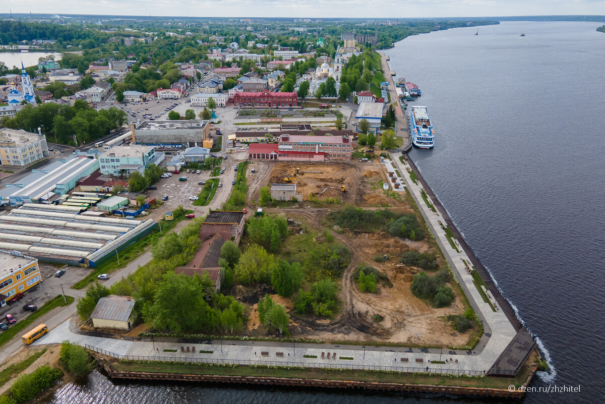 Кинешма. Старинный городок на Волге с высоты птичьего полета | ЖЖитель:  путешествия и авиация | Дзен