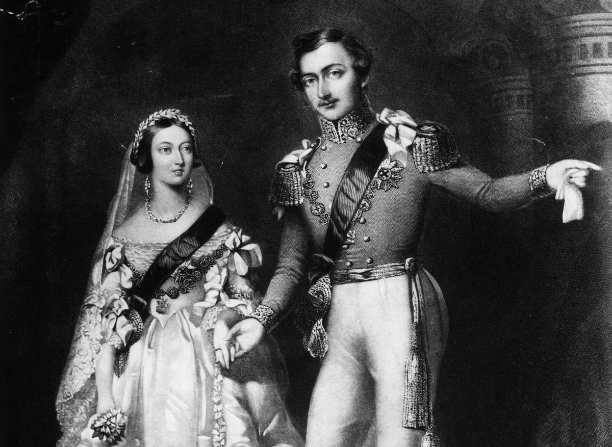 Королева Англии Виктория и принц Альберт