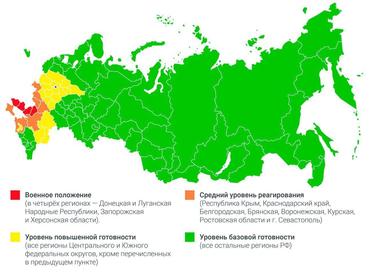 Карта воинских частей россии