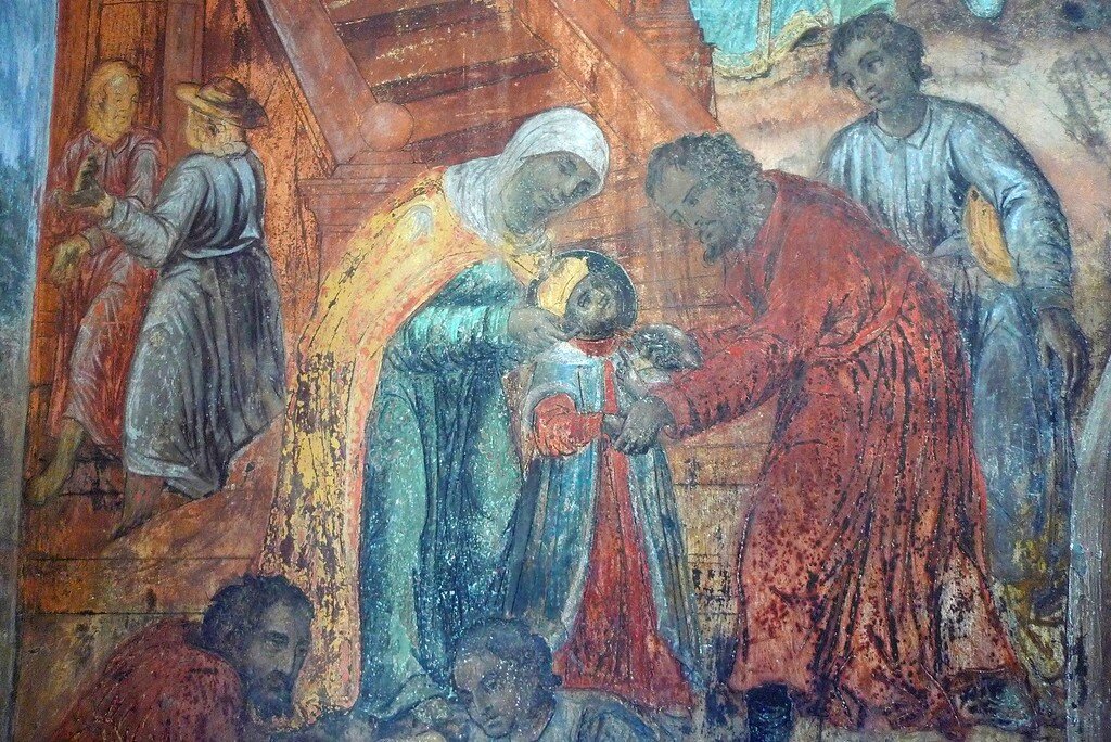Углич. Фрески церкви царевича Димитрия на Крови. Изображение из открытых источников.