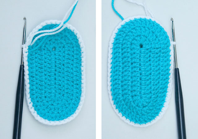 Схема вязания детских пинеток крючком