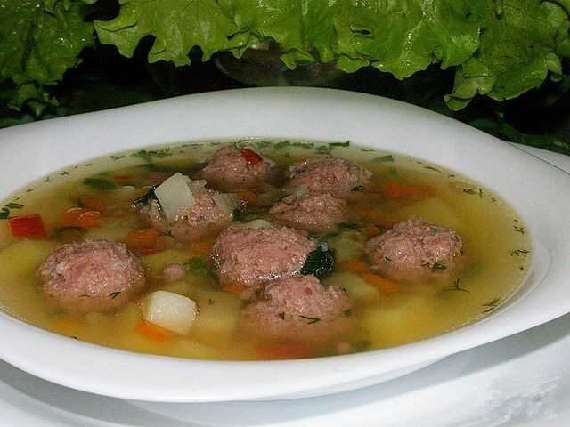 Суп с фрикадельками в мультиварке-скороварке