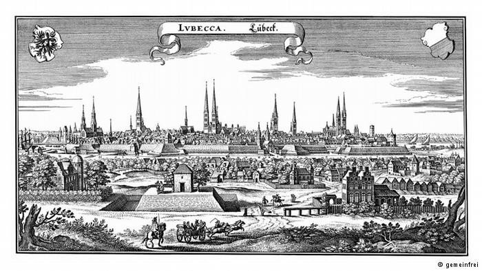 Город Любек в XVIII веке