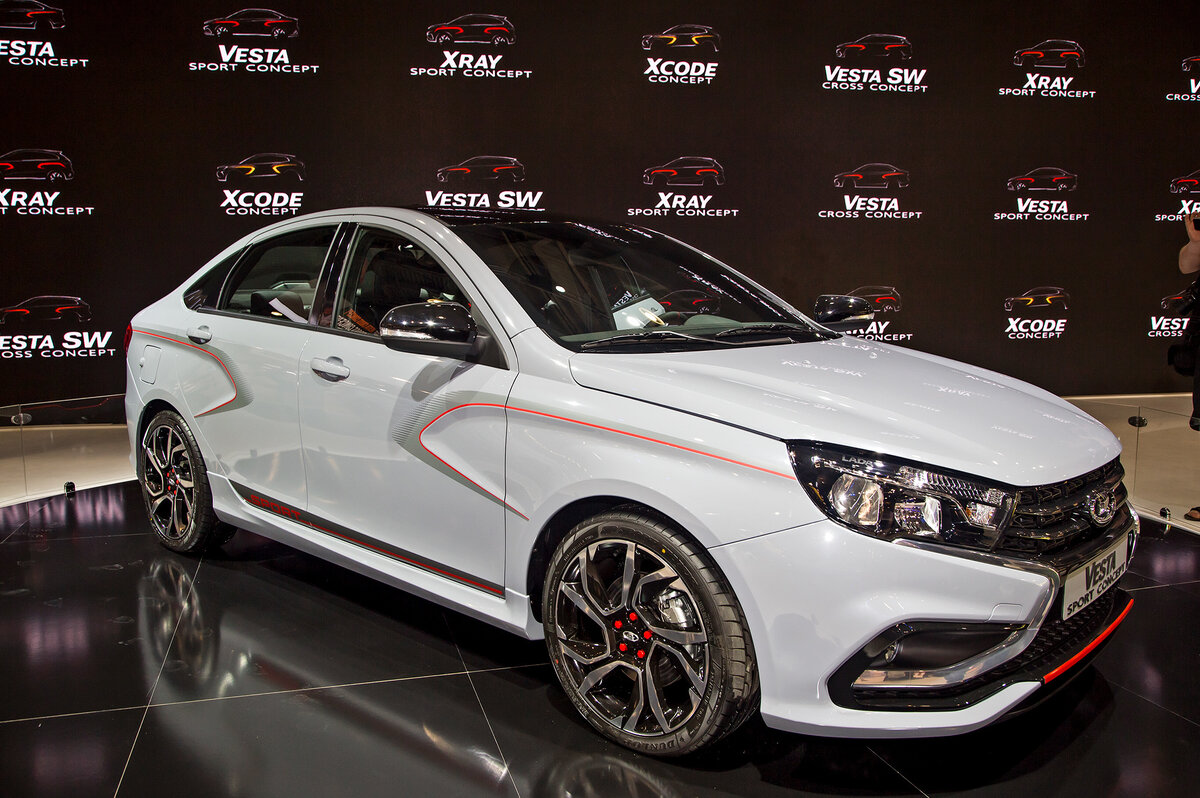 Прототип Lada Vesta Sport. 2016 год.