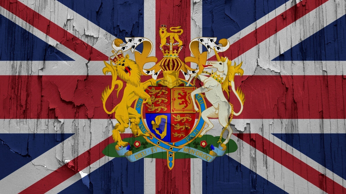 Великобритания: Юнион Джек и Герб