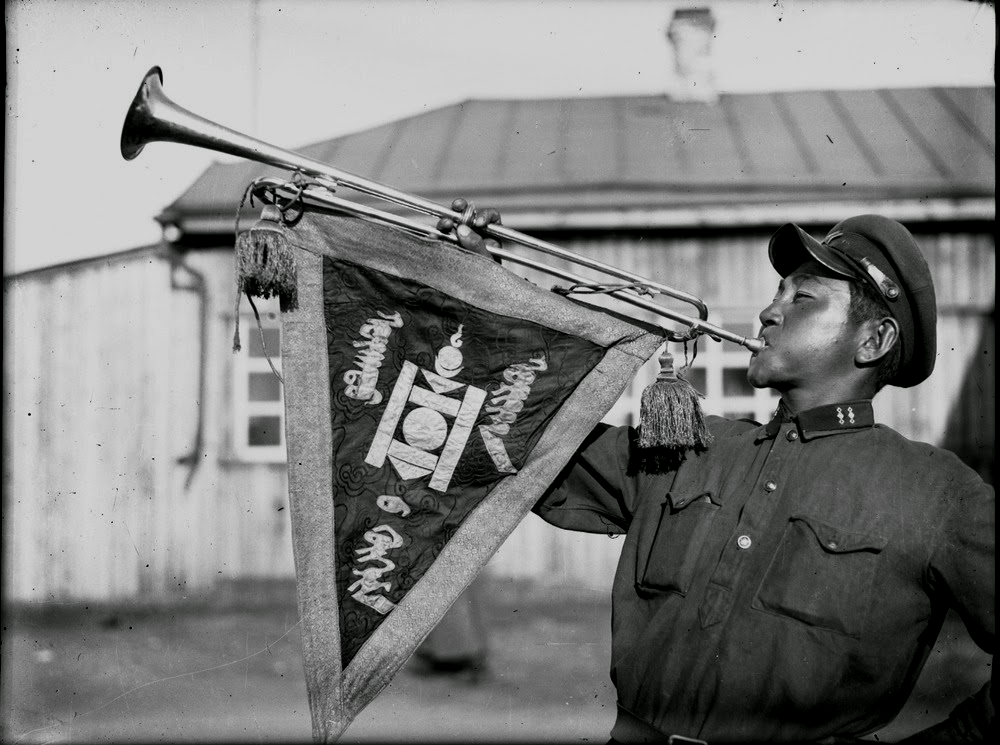 Монгольский военнослужащий в период ВОВ