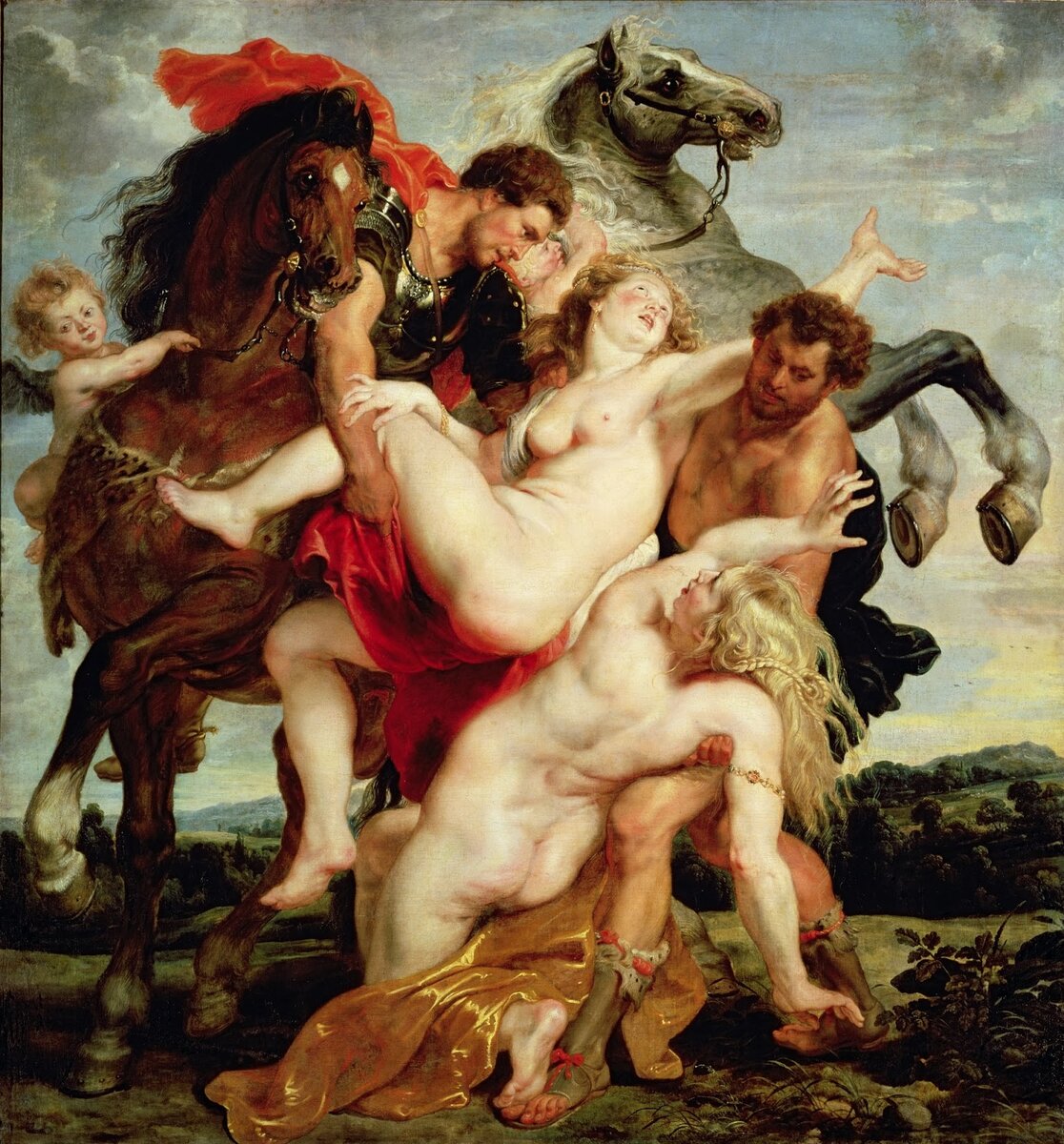 «Похищение дочерей Левкиппа», 1617—1618