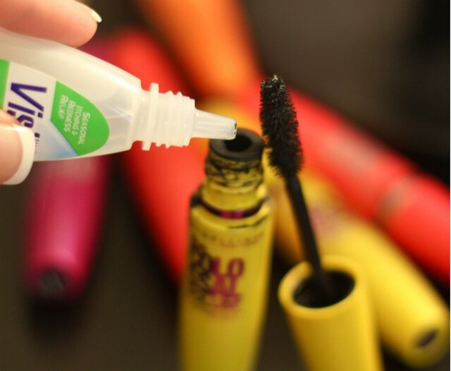 засохшая тушь...