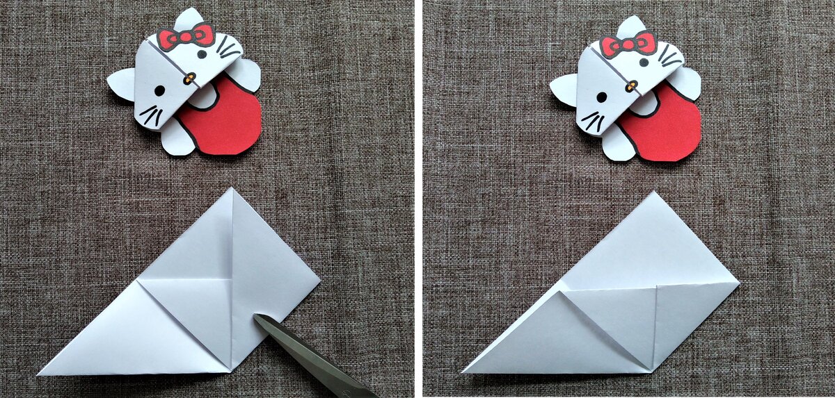 Оригами. Закладка для книг своими руками (видео)