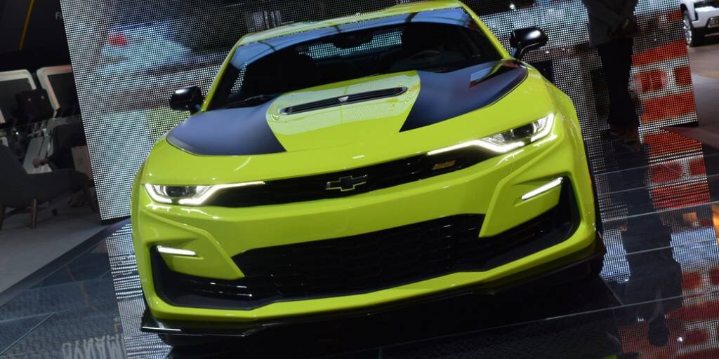 Chevrolet Camaro SS 2019 года на североамериканской международной выставке в Детройте