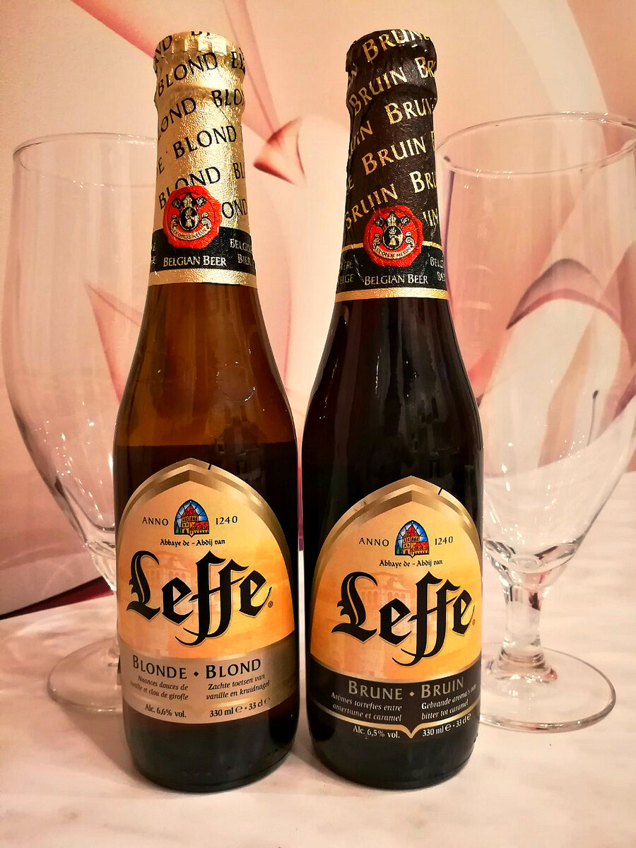 Обзор и дегустация бельгийского пива Leffe Blond и Leffe Brune Life