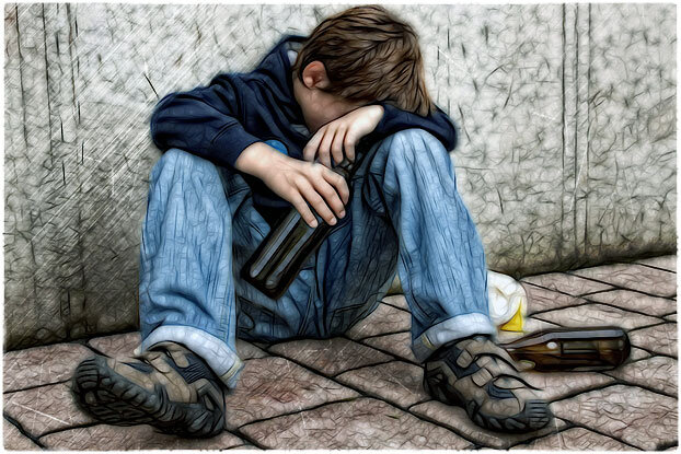 подросток пришел домой