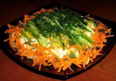 салат со шпротами