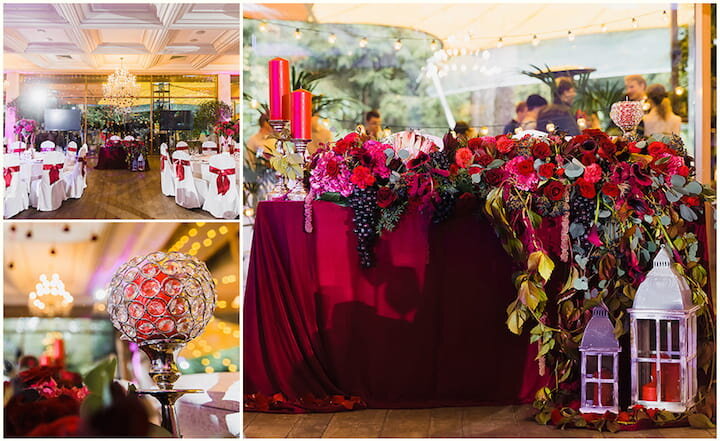 Оформление свадебного зала