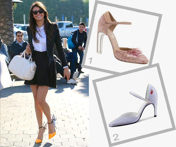 1 — Valentino, 2 — Roger Vivier