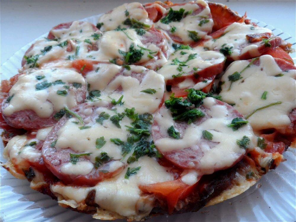 Заливное тесто для пиццы без кефира