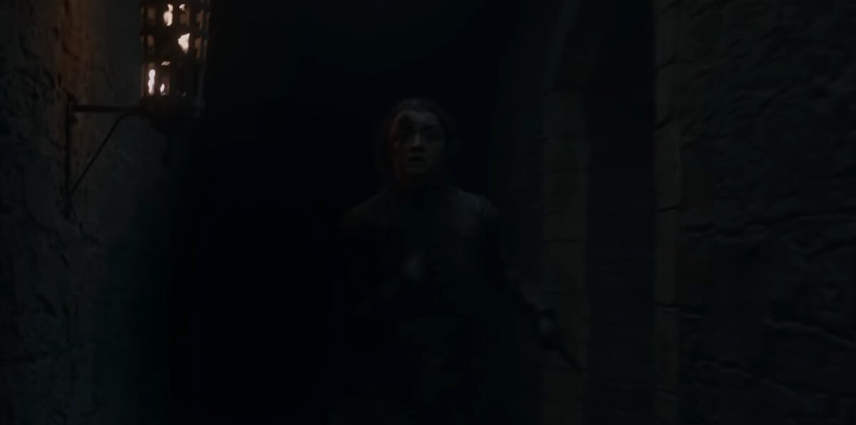 Арья Старк стала живой и она стала бояться. 