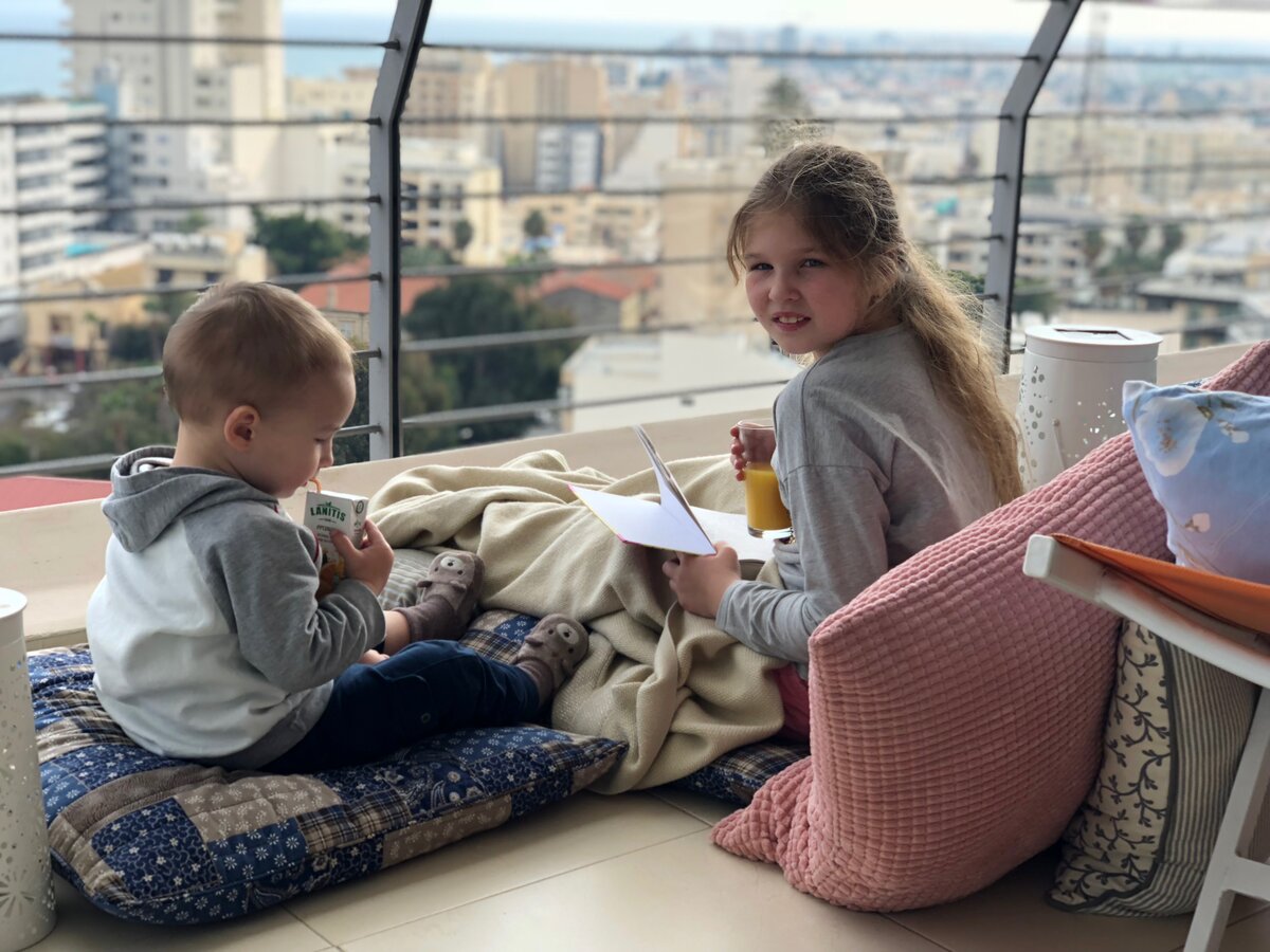 Учеба на свежем морском воздухе. Ларнака. Январь.