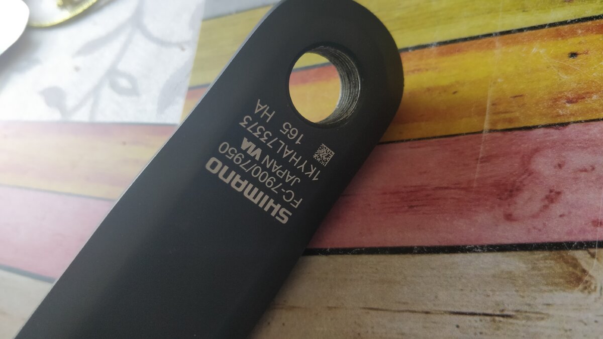DuraAce 7900 165mm - теперь все по "феншую" - в "номер" и "цвет"
