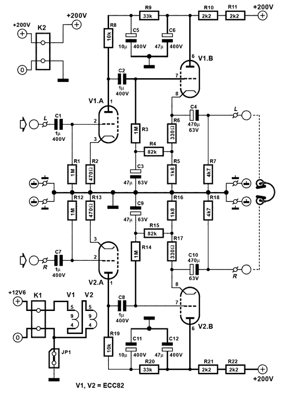 Схема усилителя