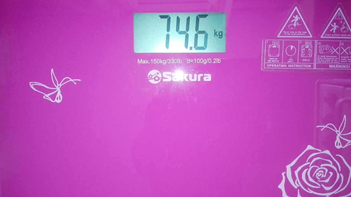 Мой вес 20.08.2019