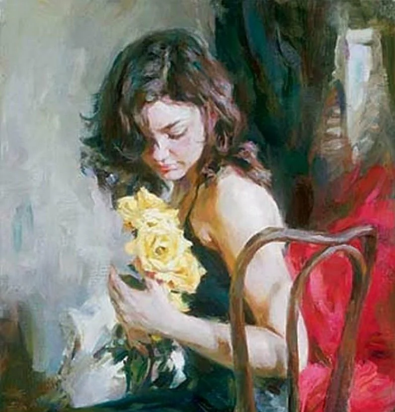 Художники Михаил и Инесса Гармаш, "Yellow Roses " | https://www.garmash-artist.com/prints.html