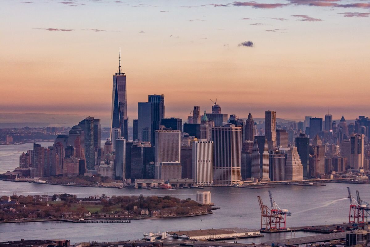 Вид на г Нью Йорк США